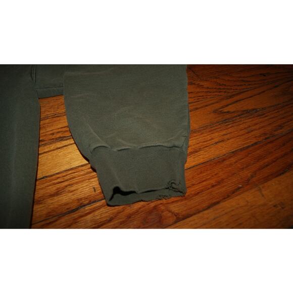 Vintage 90s Starter Faded Dark Green XL Crewneck Sweatshirt Embroider Logo - Picture 10 of 11